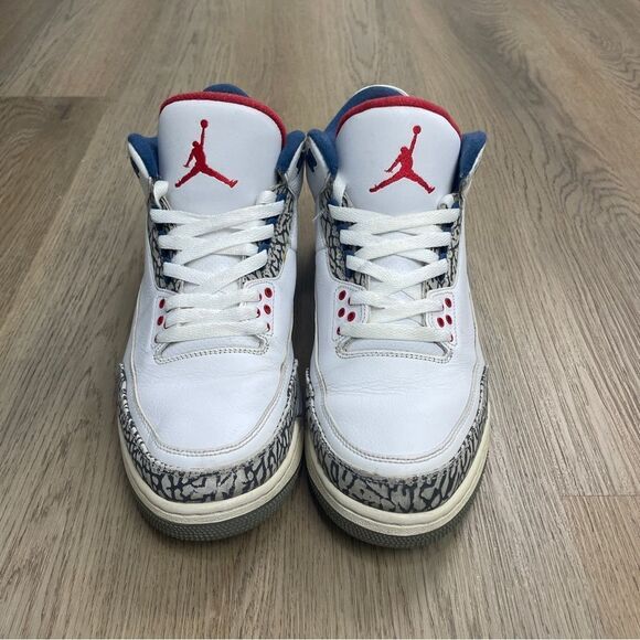 Jordan 3 OG True Blue 2016 men’s size 11.5 white basketball swoosh - Picture 2 of 12